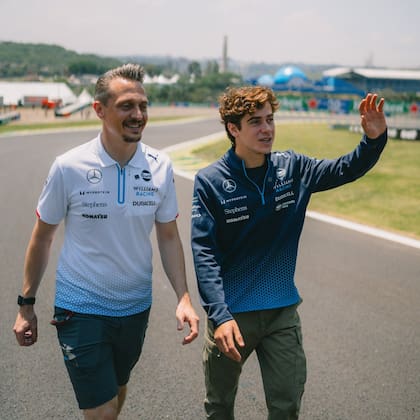 Franco recorrió el circuito de Interlagos junto a su ingeniero de pista, el francés Gaëtan Jego; el trazado fue reasfaltado y recibiría algo de lluvia en la tarde del sábado y bastante más el domingo, cuando se hará la carrera principal.