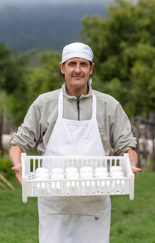 Franco Sudiro es una apasionado del queso.