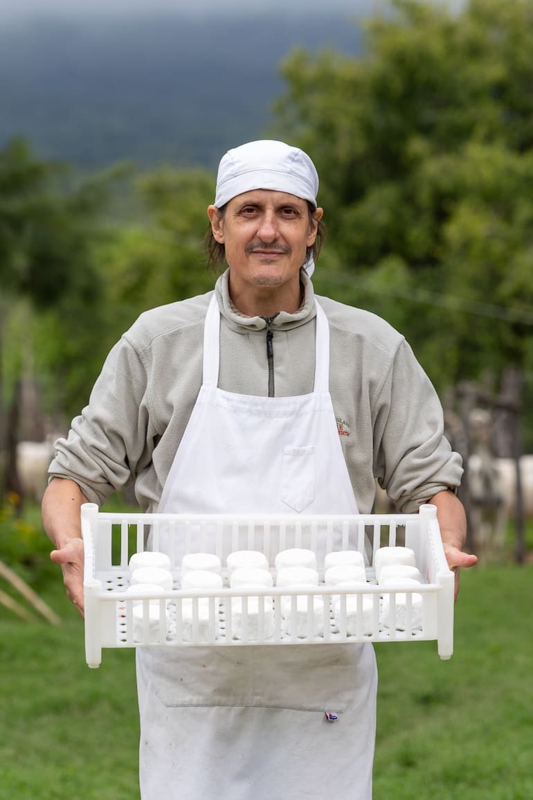 Franco Sudiro es una apasionado del queso.