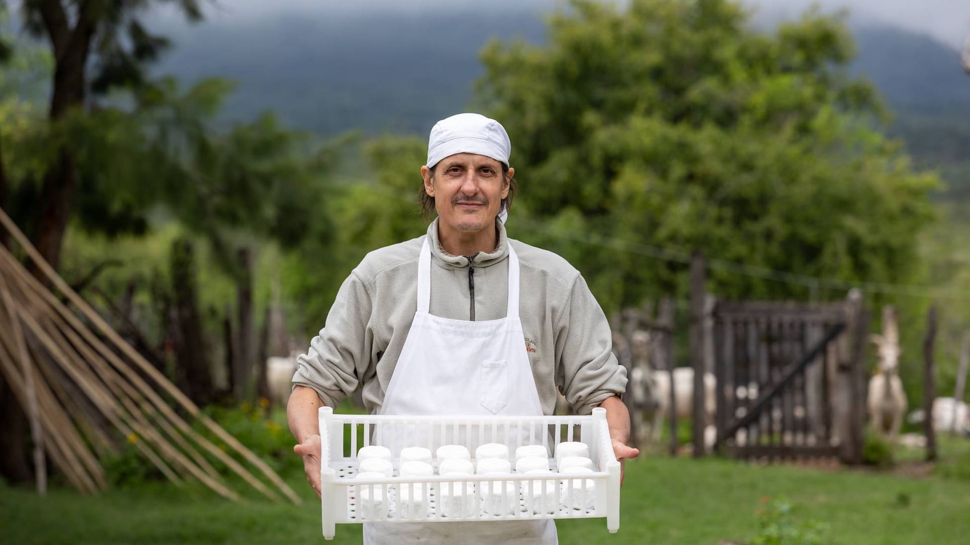 Franco Sudiro es una apasionado del queso.