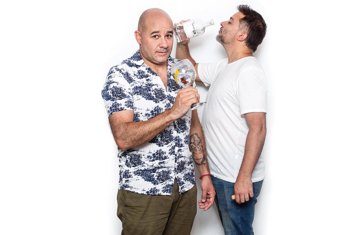 Franco y Bruno, fundadores de la empresa