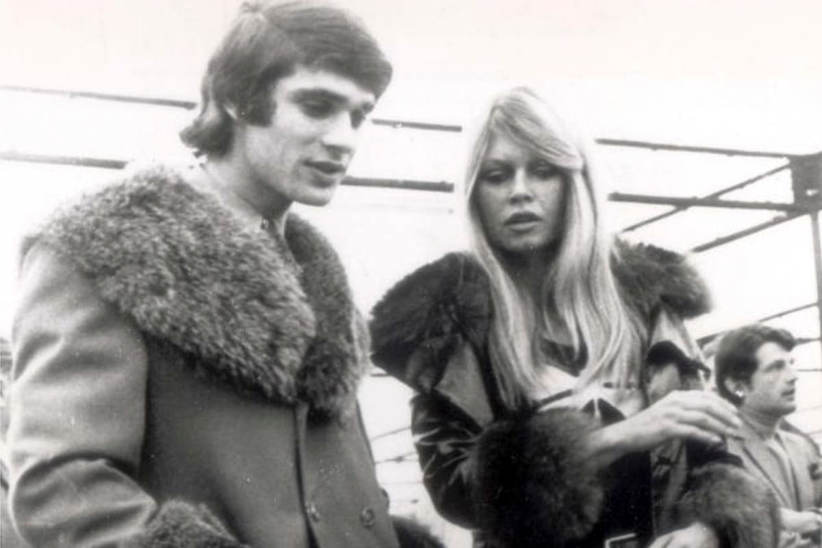 Francois Cevert y Briggite Bardot