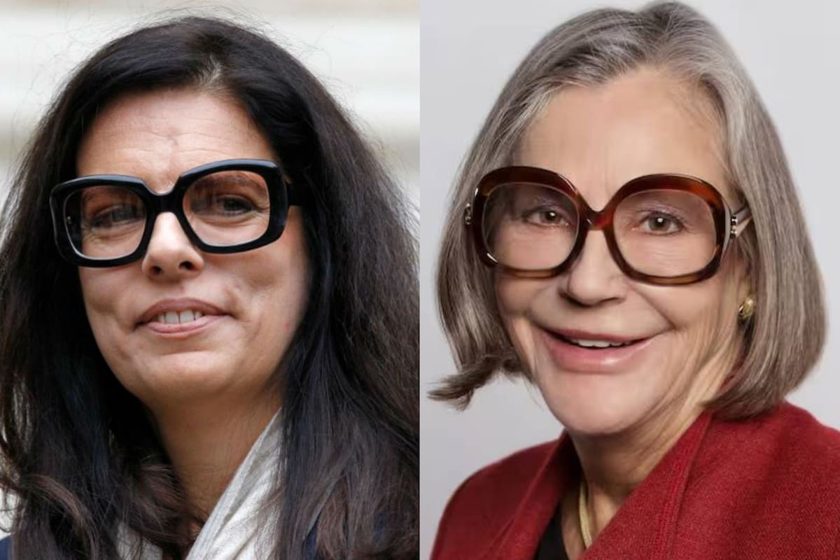 Francoise Meyers de LOreal (a la izquierda); y Alice Walton, de Walmart, a la derecha (archivo).