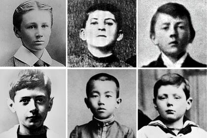 Franklin Roosevelt, Iosif Stalin, Adolf Hitler, Charles De Gaulle, el emperador Hirohito y Winston Churchill