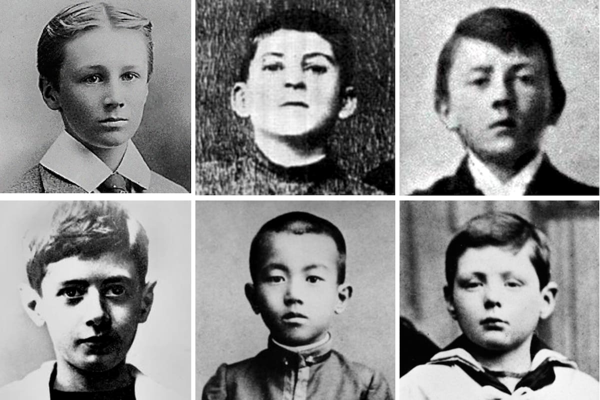 Franklin Roosevelt, Iosif Stalin, Adolf Hitler, Charles De Gaulle, el emperador Hirohito y Winston Churchill