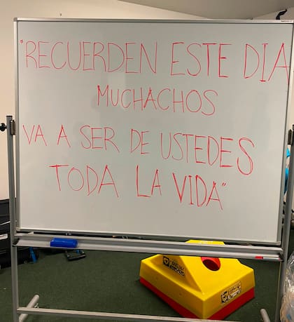 La frase del entrenador de los Pumas, Michael Cheika, en el vestuario de los Pumas en Christchurch