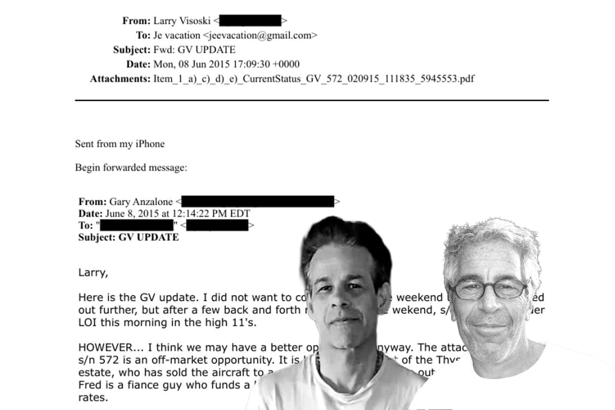 Fred Machado, en los archivos de Jeffrey Epstein