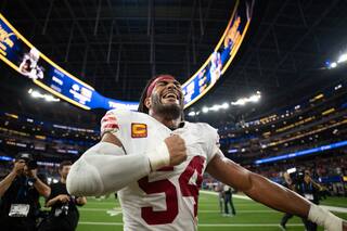 Fred Warner, elegido por la AFP como el mejor linebacker sin balón de la NFL