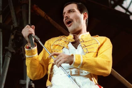 El lider de Queen, Freddie Mercury. Fuente: AP.