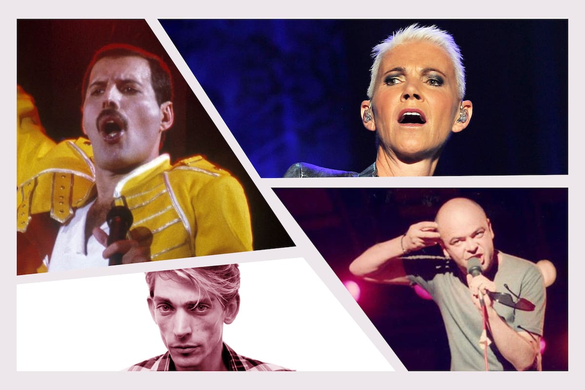 Freddie Mercury, Marie Fredriksson, Luca Prodan y Federico Moura