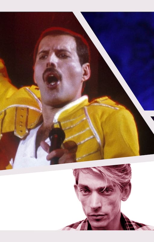 Freddie Mercury, Marie Fredriksson, Luca Prodan y Federico Moura
