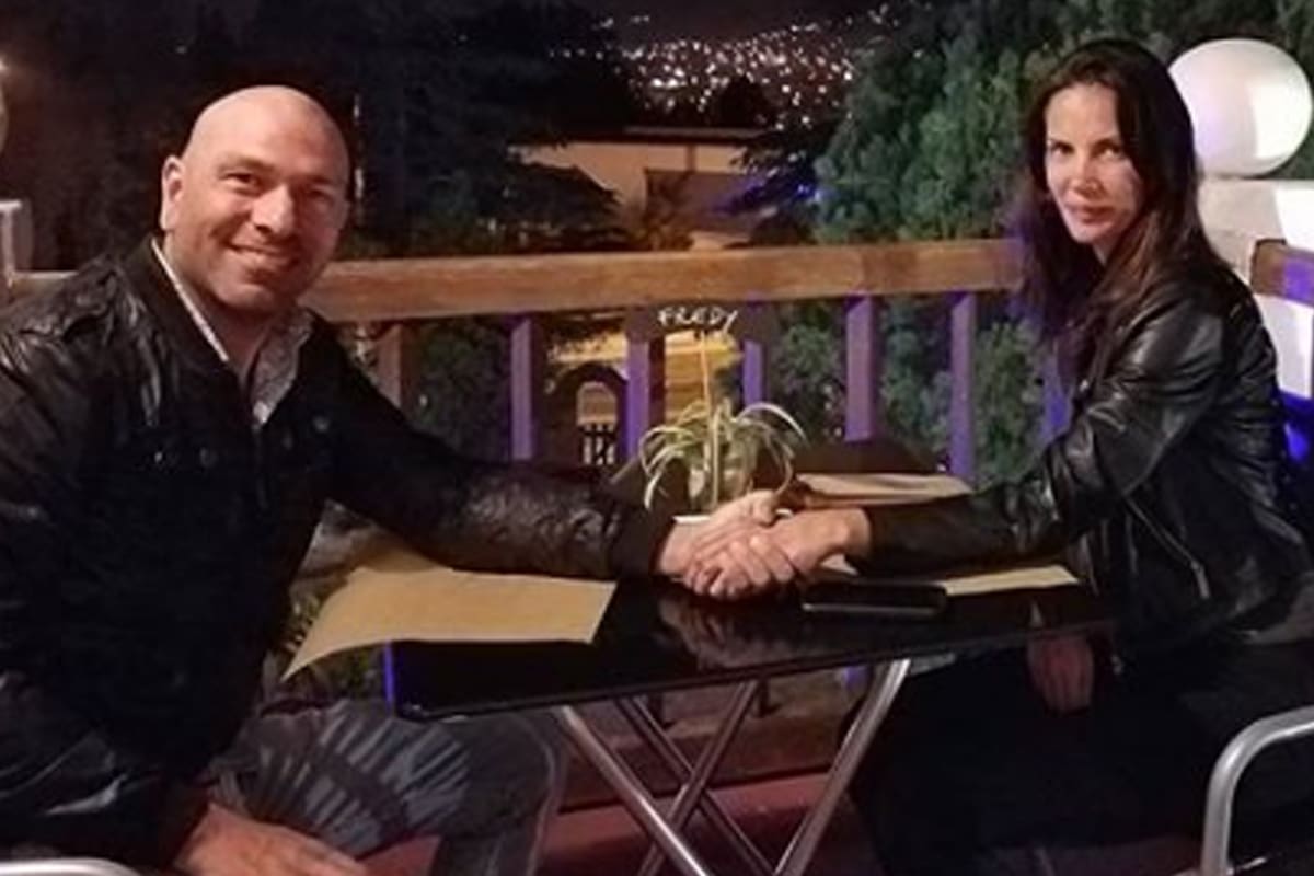 Freddy Villarreal, junto a su mujer tiempo atrás