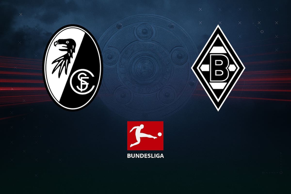 Freiburg y Borussia M'gladbach disputaron uno de los encuentros de la jornada del fútbol aleman