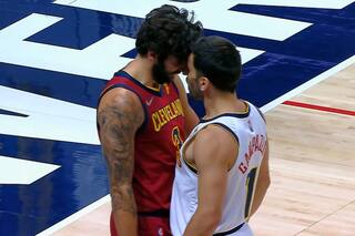 Campazzo y Ricky Rubio tuvieron un duro cruce en Nuggets-Cavaliers: el motivo y los antecedentes