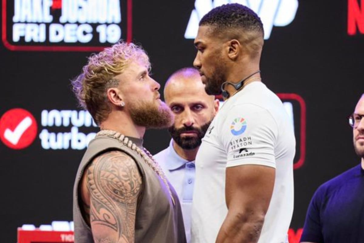 Frente a frente, Jake Paul y Anthony Joshua