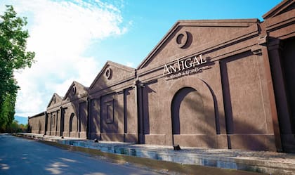 Frente de Antigal Winery en Maipú, Mendoza