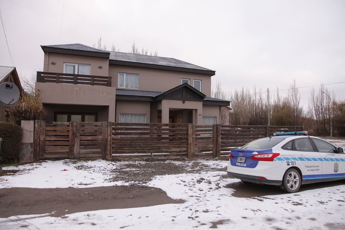 Frente de la casa de Fabián Gutiérrez en el Calafate