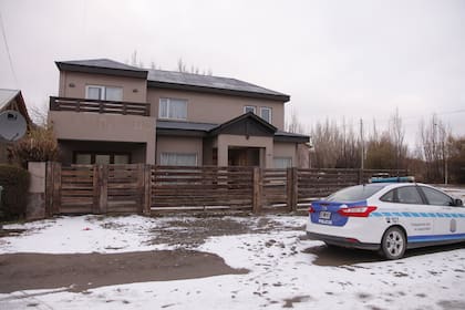 Frente de la casa de Fabián Gutiérrez en el Calafate