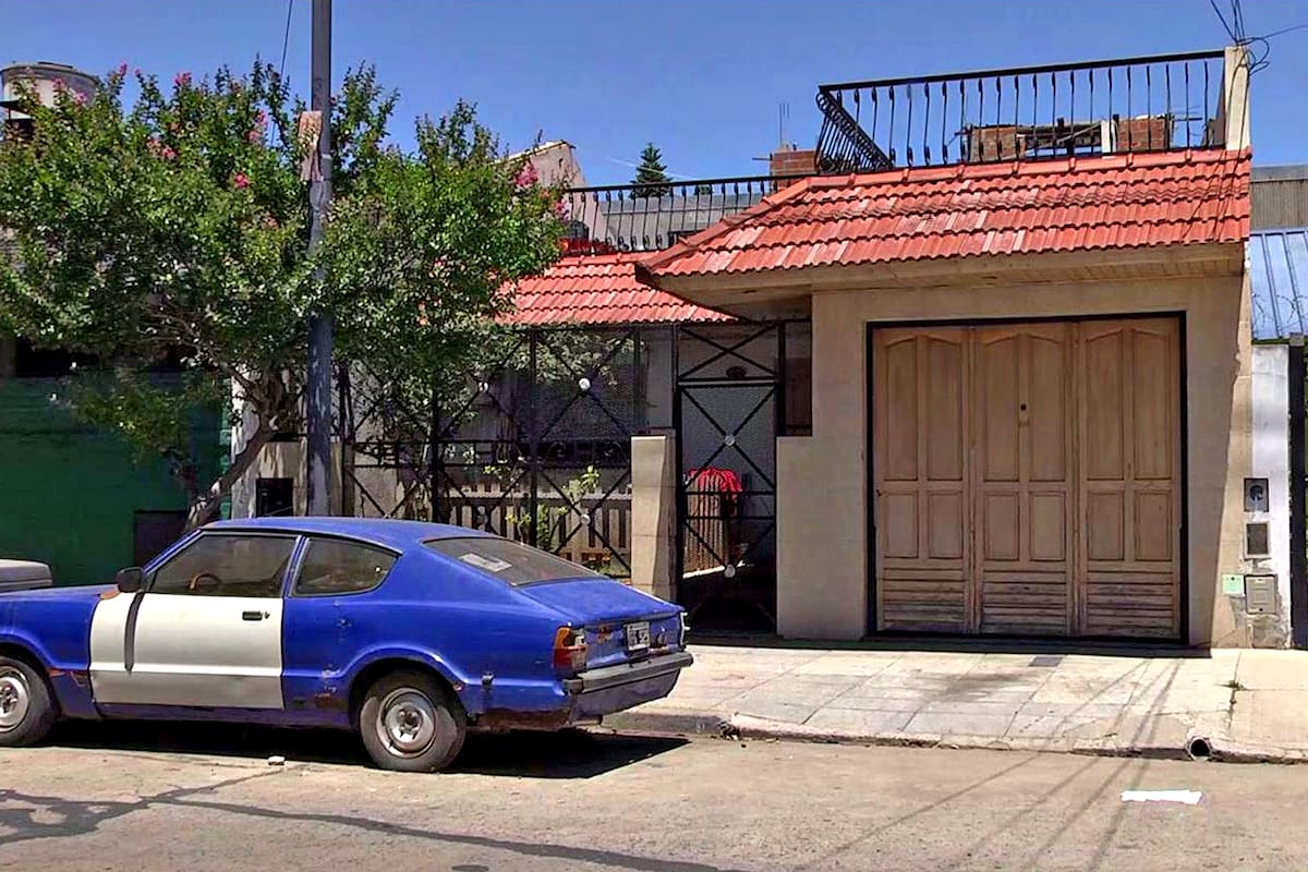 Frente de la casa de la madre de Xiomara Naomi Mendez Morales