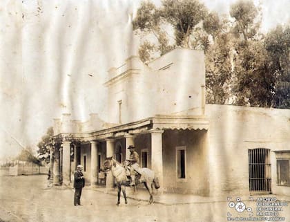 Frente de la casa original que habitó Angel Pacheco, declarada Monumento Histórico Nacional