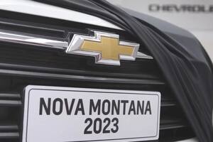 Frente de la futura Chevrolet Montana