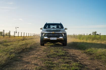 Frente de la nueva S10 de Chevrolet