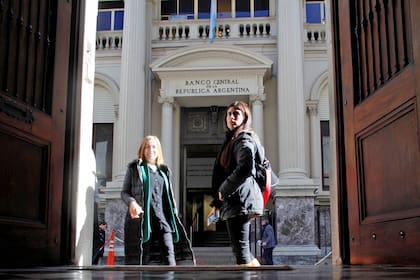 Frente del Banco Central de la República Argentina (BCRA)
