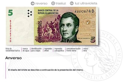 Frente del billete que comenzó a circular en 1998.
