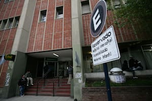 Frente del Hospital Materno Infantil de Mar del Plata.
