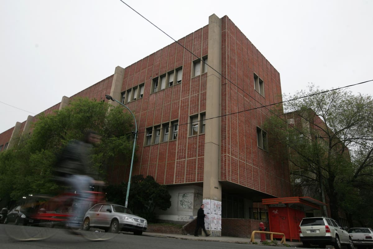 Frente del Hospital Materno Infantil de Mar del Plata.