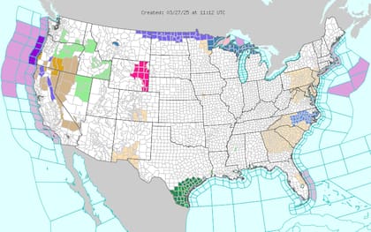 Frente polar en el norte: nevadas de más de 15 cm y capas de hielo afectarán Dakota del Norte y Minnesota