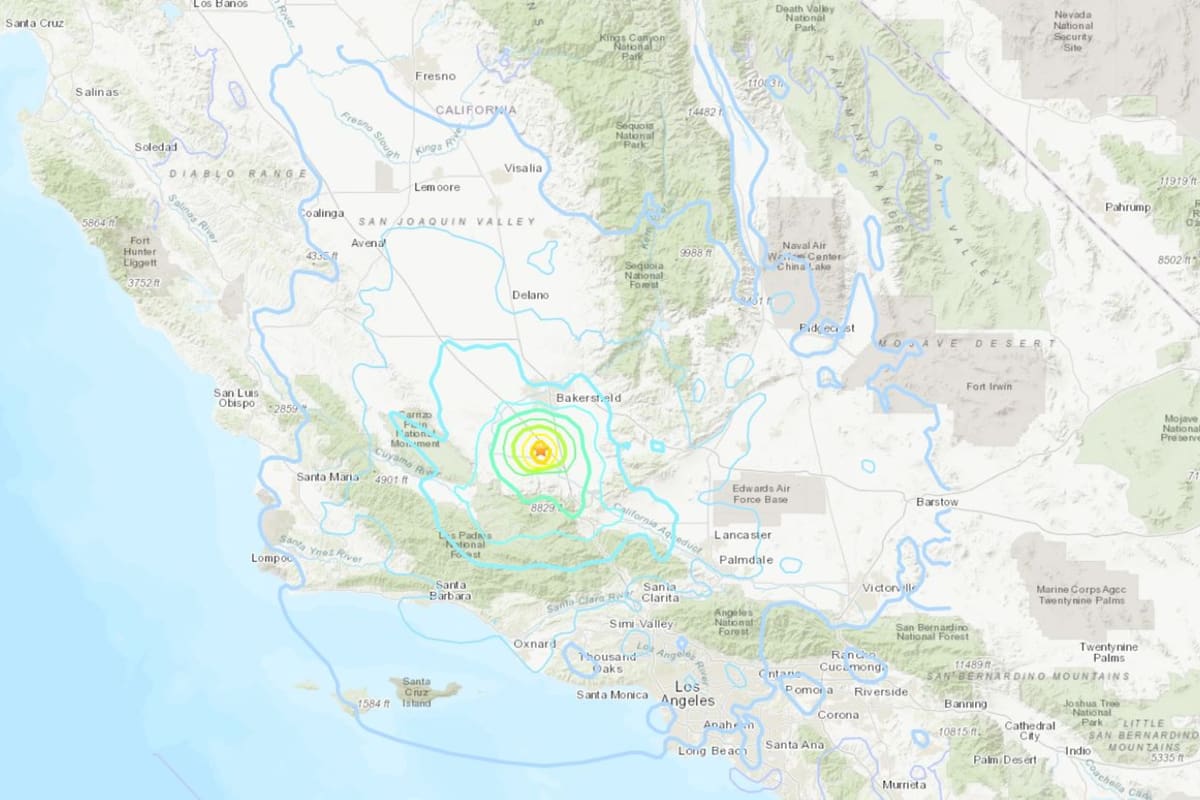 Fresno, Reedley, Lindsay y Santa Bárbara, en California, sintieron un sismo de magnitud 5,3 este martes 6 de agosto