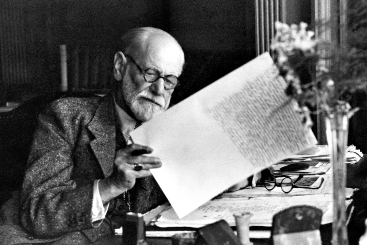 Freud en su oficina de Viena, en 1930