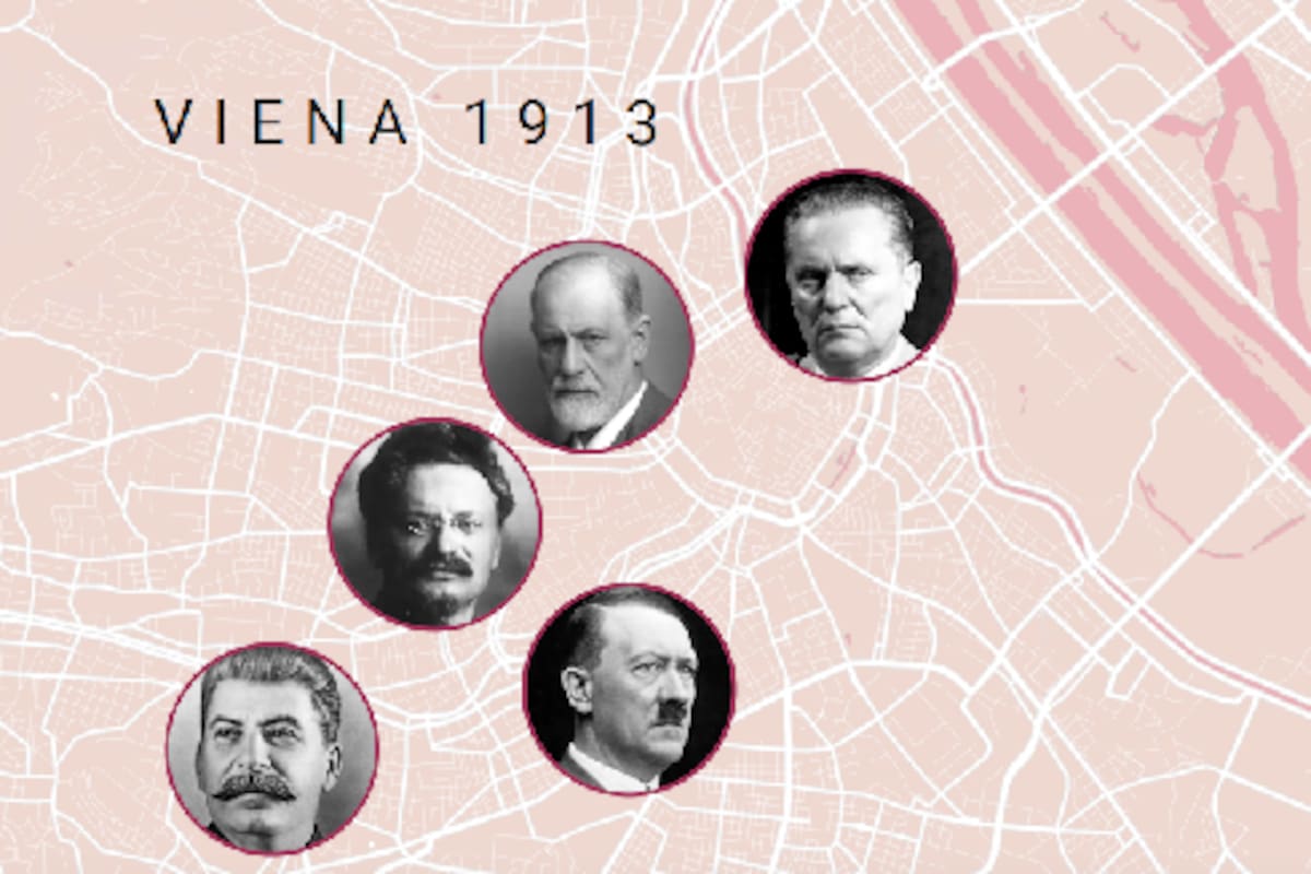 Freud, Stalin, Trotsky, Hitler y Tito, vivieron al mismo tiempo en Viena en 1913