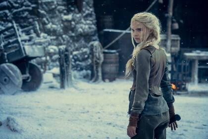 Freya Allan como Ciri en The Witcher. Foto: Netflix
