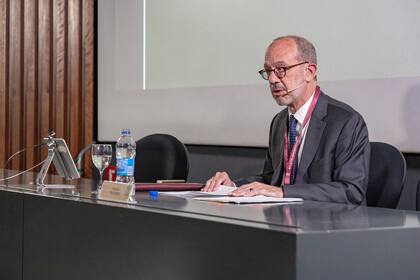 Friedberg, durante el encuentro de Techint