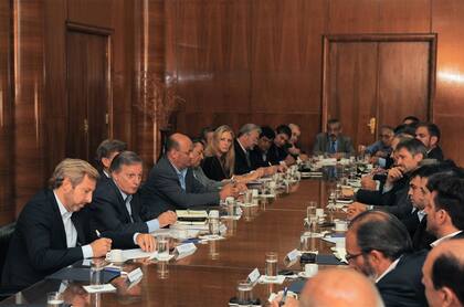 Frigerio, Aranguren y sus equipos recibieron a los ministros provinciales