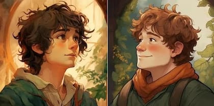 Frodo y Sam (El Comercio)