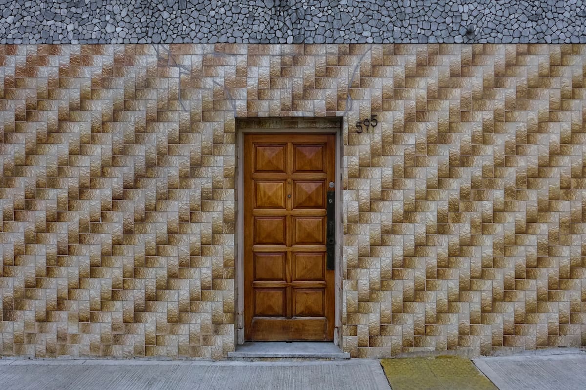 Frontalismo. Frente con puerta (Barracas, BA, 2018)