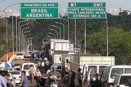 Frontera entre Argentina y Brasil