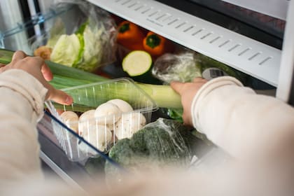 Frutas y verduras, siempre envueltas antes de congelar