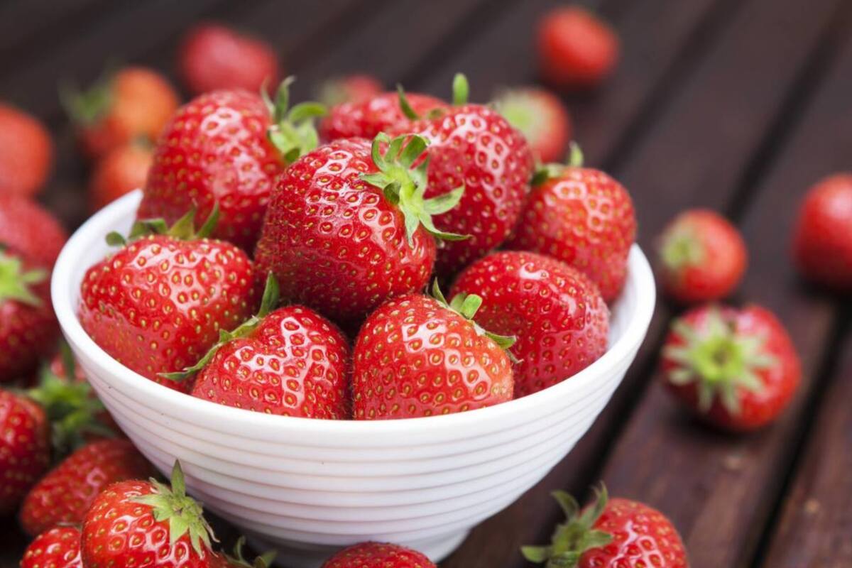 Frutillas, ideales para la salud de las personas (Foto: iStock)