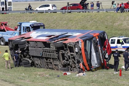 El accidente ocurrió en la ruta 2 sentido a Buenos Aires