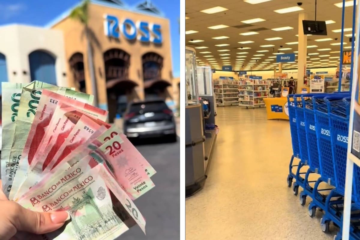 Fue a un Ross con pesos mexicanos y mostró si se puede pagar la compra con esa moneda