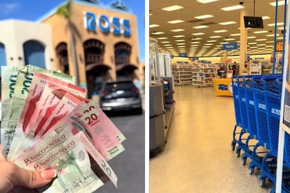 Fue a un Ross con pesos mexicanos y mostró si se puede pagar la compra con esa moneda