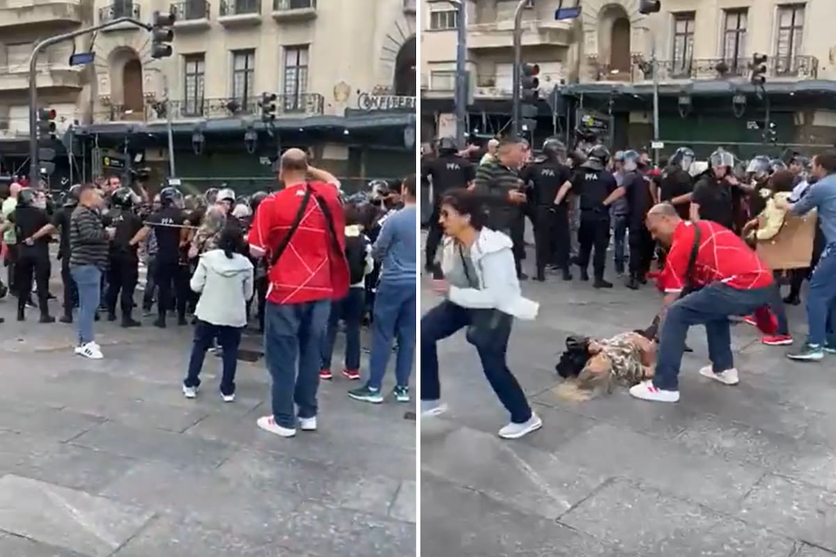 Fue en medio de los enfrentamientos de las fuerzas de seguridad con los barras y militantes de izquierda