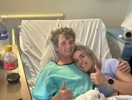 Fue hospitalizado con heridas graves en la cabeza, la cara y la pierna. Foto:Vía O Globo. GDA