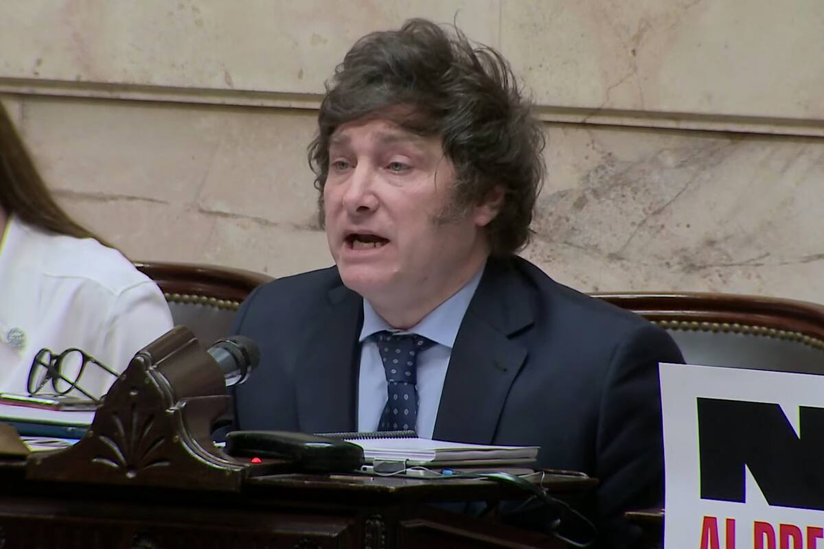 "Fue Juntos por el Cambio quien habilitó la discusión. Nosotros nos sentamos una vez que se consiguió el quórum”, contestó .Javier Milei a las quejas de la principal coalición opositora por su ausencia en el recinto a la hora de votar el nuevo impuesto