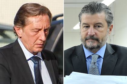 El juez Eduardo Farah y el exmagistrado Jorge Ballestero