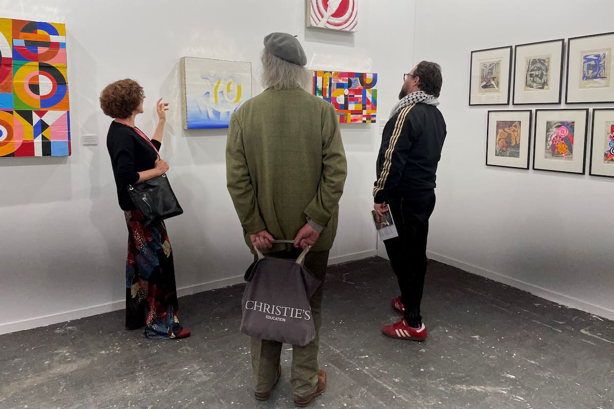 "Fue muy positiva la experiencia", dijo Nora Fisch, que le dedicó su stand a Alfredo Londaibere